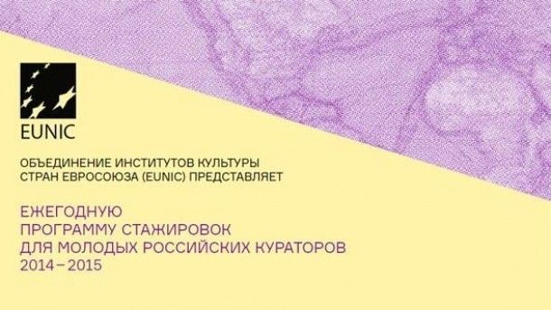 Объединение институтов культуры стран Евросоюза (EUNIC) представляет ежегодную программу стажировок для российских кураторов 2014-2015.